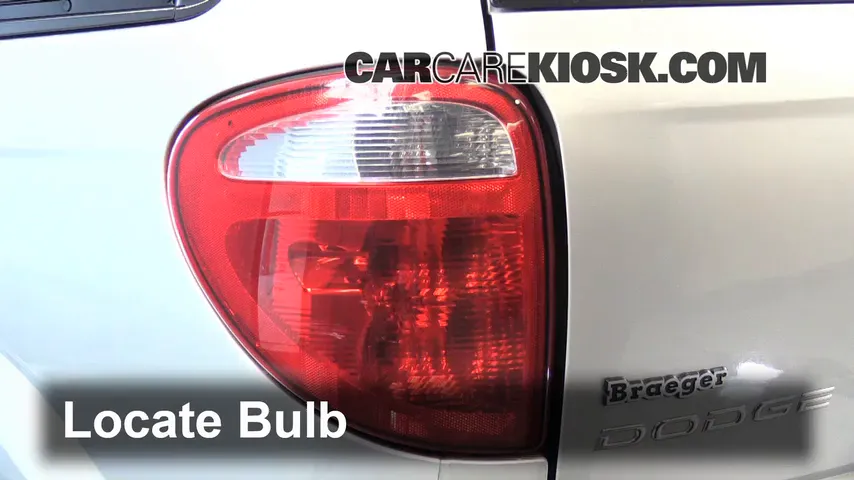 2003 Dodge Caravan SE 3.3L V6 FlexFuel Lights Tail Light (replace bulb)